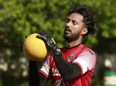 Roberto López durante uno de sus entrenamientos con el Marathón.