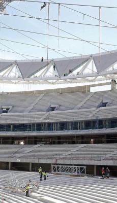 Así luce el nuevo estadio del Atlético de Madrid que está en construcción