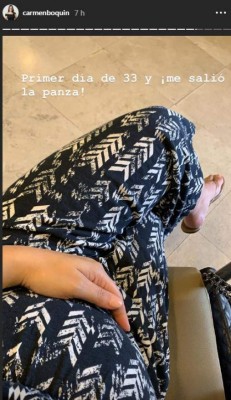 Así luce su embarazo la periodista hondureña Carmen Boquín en Estados Unidos