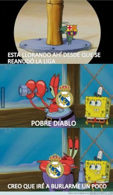 Los memes del Real Madrid campeón de la Liga de España donde hacen pedazos al Barcelona