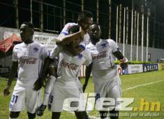 Olimpia vence 1-0 al Real España en el Morazán en la ida del repechaje del Clausura.Foto Diez