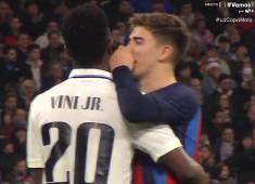 Vinicius y Gavi protagonizaron un pique en la semifinal de ida de la Copa del Rey.