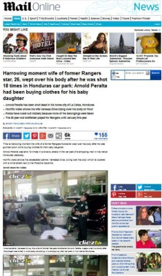 Honduras, en boca de todo el mundo por asesinato de Arnold Peralta