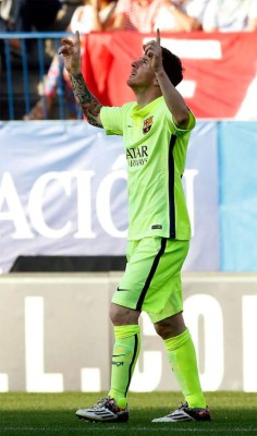 Barcelona campeón de la liga española tras vencer 1-0 a Atlético de Madrid