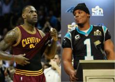 LeBron James y Cam Newton tienen características muy similares como la potencia y velocidad.