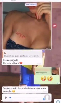 En fotos: Los Whatsapp que reveló Neymar tras ser acusado por presunta violación