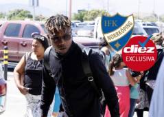 Kevin Álvarez en la salida del aeropuerto Toncontín de Tegucigalpa a inicios del 2019.