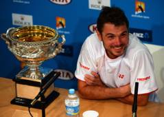 El suizo Stanislas Wawrinka vive su sueño tras ganar su primer Grand Slam. (Foto: EFE)
