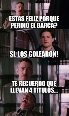 Con memes se burlan de la goleada del Bilbao al Barcelona