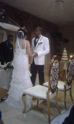 Las imágenes de la boda del portero Luis 'Buba' López