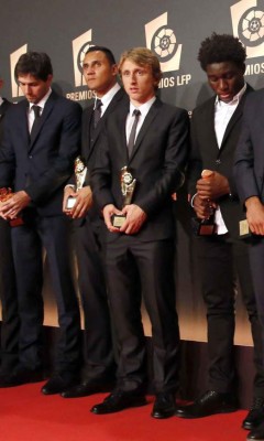 Cristiano se lleva tres premios en Gala de la Liga de España