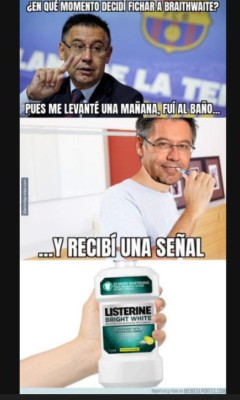 Barcelona: Los crueles memes sobre el polémico fichaje de Braithwaite