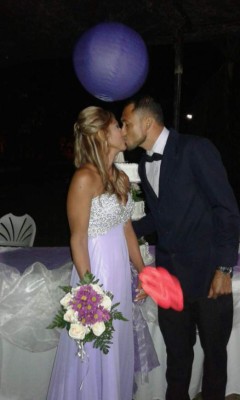 Las fotos más románticas de la boda del futbolista hondureño Manuel Doño