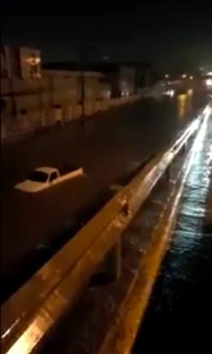 FOTOS: El caos que desató más de una hora de lluvia en San Pedro Sula