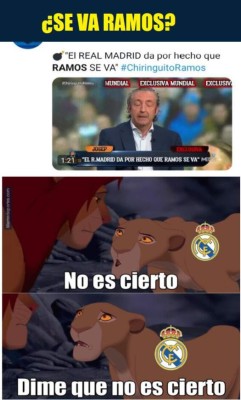 Real Madrid, el VAR y Sergio Ramos son destrozados con memes tras perder ante Levante