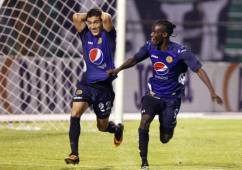 José Pablo 'Rulo' Varela y Rubilio Castillo compartieron camerinos en el Motagua. FOTO: DIEZ.HN