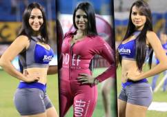 Te presentamos las chicas que se robaron las miradas en el clásico Real España-Olimpia en el estadio Morazán.