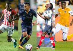 Brayan Beckeles, Roger Espinoza, Alberth Elis y Boniek García.