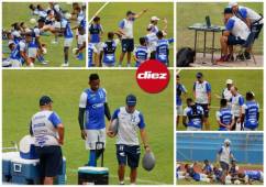 La cuarta práctica de la Selección de Honduras en el Olímpico de San Pedro Sula contó con varias particularidades que ayudan a ir conociendo el método de trabajo de Fabián Coito y su cuerpo técnico. Hubo de todo, incluso presencia de la Cruz Roja.