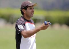 Nerlyn Membreño, técnico del Olimpia, ya comienza a pensar en Marathón, el rival del fin de semana. Foto DIEZ