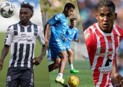 Los legionarios hondureños Alberth Elis juega con Rayados de Monterrey, Choco Lozano con el Tenerife de España y Brayan Beckeles con el Necaxa de México.