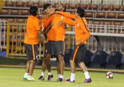Los jugadores del Pachuca se ven muy motivados horas previas a enfrentar al Olimpia.