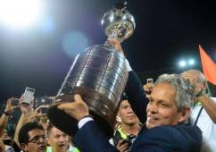 Reinaldo Rueda en julio ganó la Copa Libertadores con Atlético Nacional.