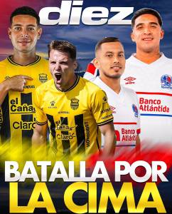 Batalla por la cima entre Real España y Olimpia