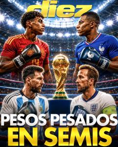Pesos pesados en las semis del Mundial 2026