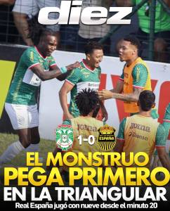 El Monstruo pega primero en la triangular