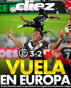 Dereck Moncada vuela en Europa