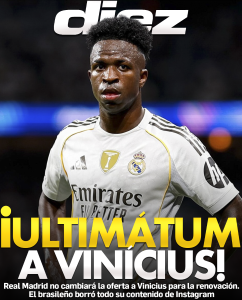 ¡Ultimátum del Real Madrid a Vinicius!
