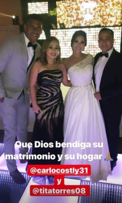 Las nuevas fotos que no has visto de la lujosa boda de Carlo Costly y Tita Torres