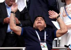 Según Maradona, el árbitro 'se inventó un penalti' que derivó en el 1-0 de Inglaterra y durante todo el compromiso buscó favorecer a los europeos.