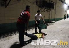 Policía prohibió ingreso de menores de edad con la barra del Real España al Morazán y esto desató un enfrentamiento en las afueras del recinto.