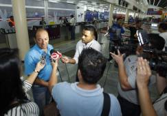 Osman Madrid no quiso referirse a las declarado por el técnico Hernán Medford.