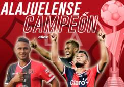 Alex López es nuevo campeón con Alajuelense del fútbol costarricense.