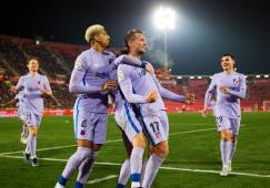 El delantero holandés, Luuk De Jong, hizo el 1-0 que le dio el triunfo al Barcelona ante el Mallorca.