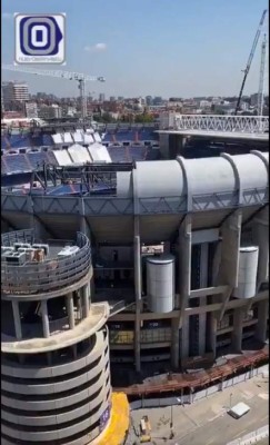 Irreconocible: Así se ve el Santiago Bernabéu a una semana del regreso del Real Madrid