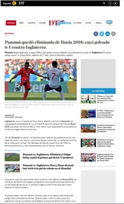 Así reaccionó la prensa mundial tras la paliza de Inglaterra sobre Panamá