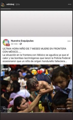 Deportistas hondureños que dejan mensaje a los que van en la caravana de migrantes