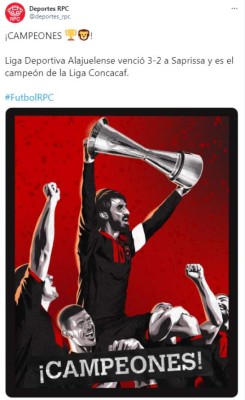 Prensa internacional sobre Alajuelense y López luego de ganar la Liga Concacaf: 'Ruge el León de Centroamérica'