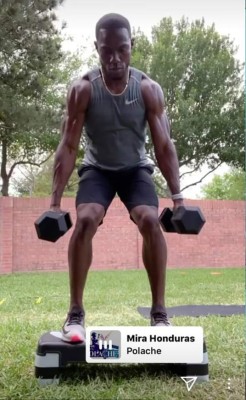 Así es la disciplina de Maynor Figueroa con sus entrenamientos durante la cuarentena