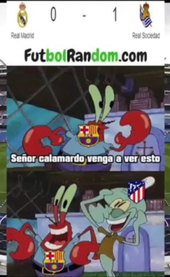 Burlas: 'Trituran' con memes al Real Madrid por su derrota ante la Real Sociedad