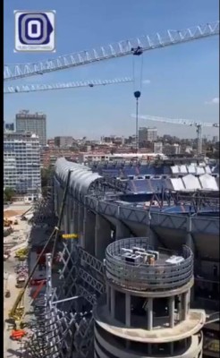 Irreconocible: Así se ve el Santiago Bernabéu a una semana del regreso del Real Madrid