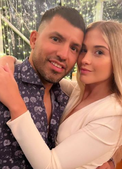 Sergio Agüero y Sofia Calzetti están juntos desde hace tres años.