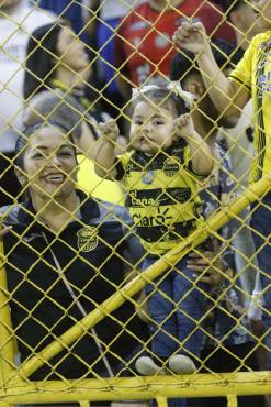 La pequeña jamás olvidará este partido en el Morazán.