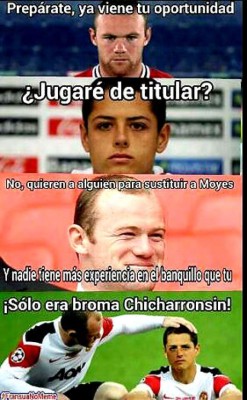 Aficionados se burlan de la llegada de Chicharito al Real Madrid