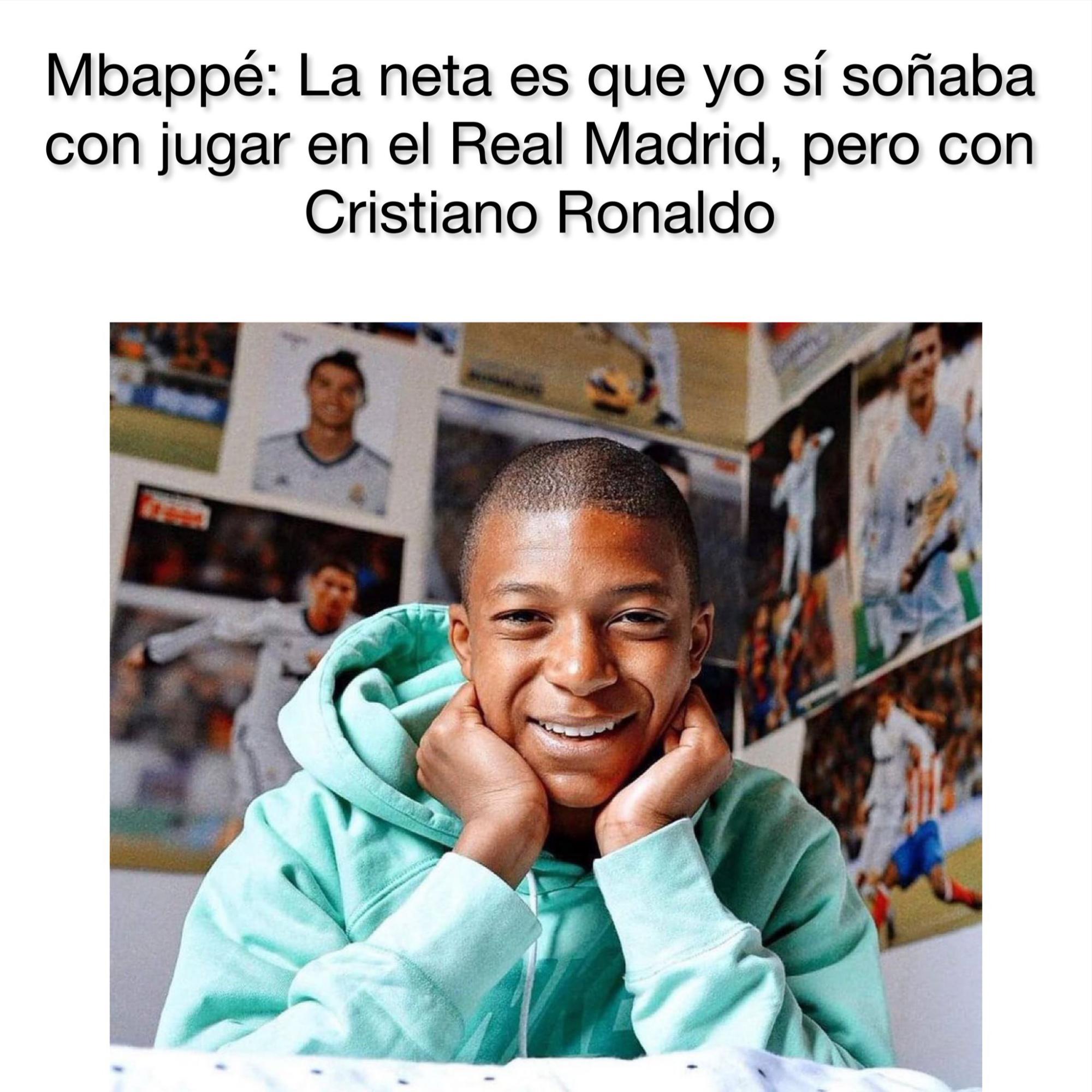 Destrozan al Real Madrid y lo celebran en Barcelona: los terribles memes que dejó la renovación de Mbappé con el PSG