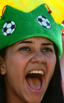 La belleza femenina se hizo presente el inicio del Mundial Brasil 2014.